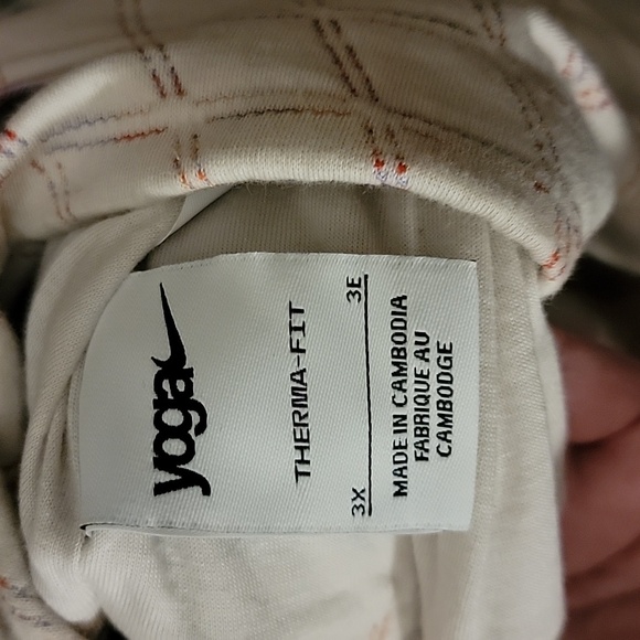 Nike NWT Women's Reversible Yoga Therma-Fit Jacket Tan and Pink Size 3X Plus - Picture 7 of 13